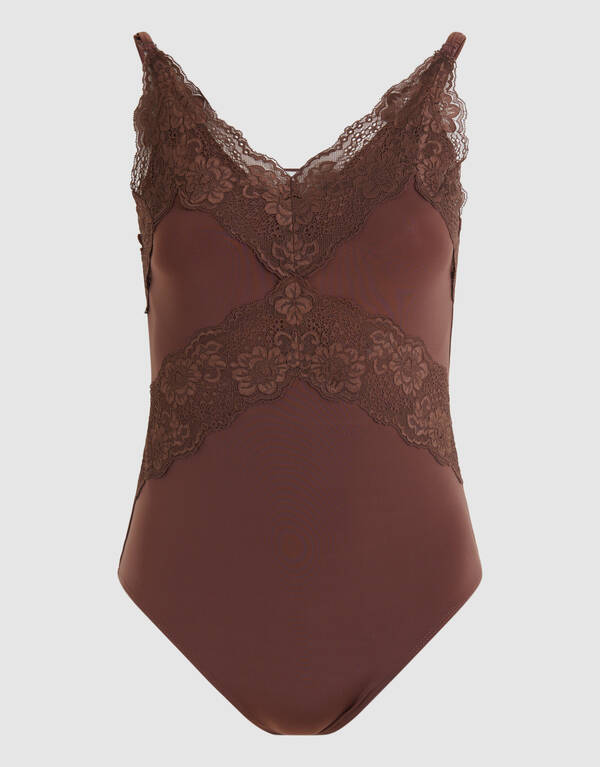 Spitzenbody Braun SHOEBY WOMEN