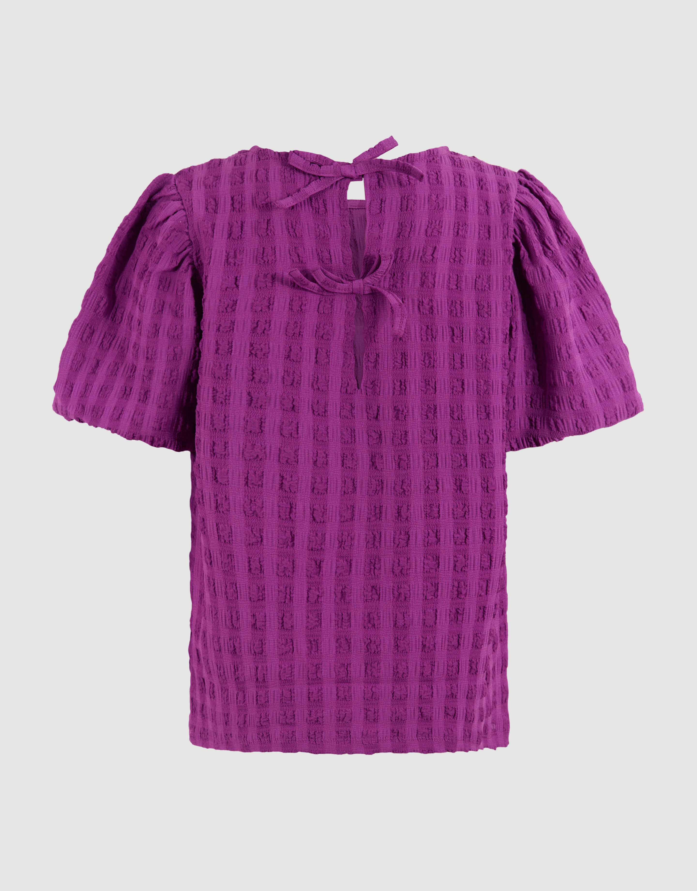 Crinkle Bow Top Lila SHOEBY GIRLS