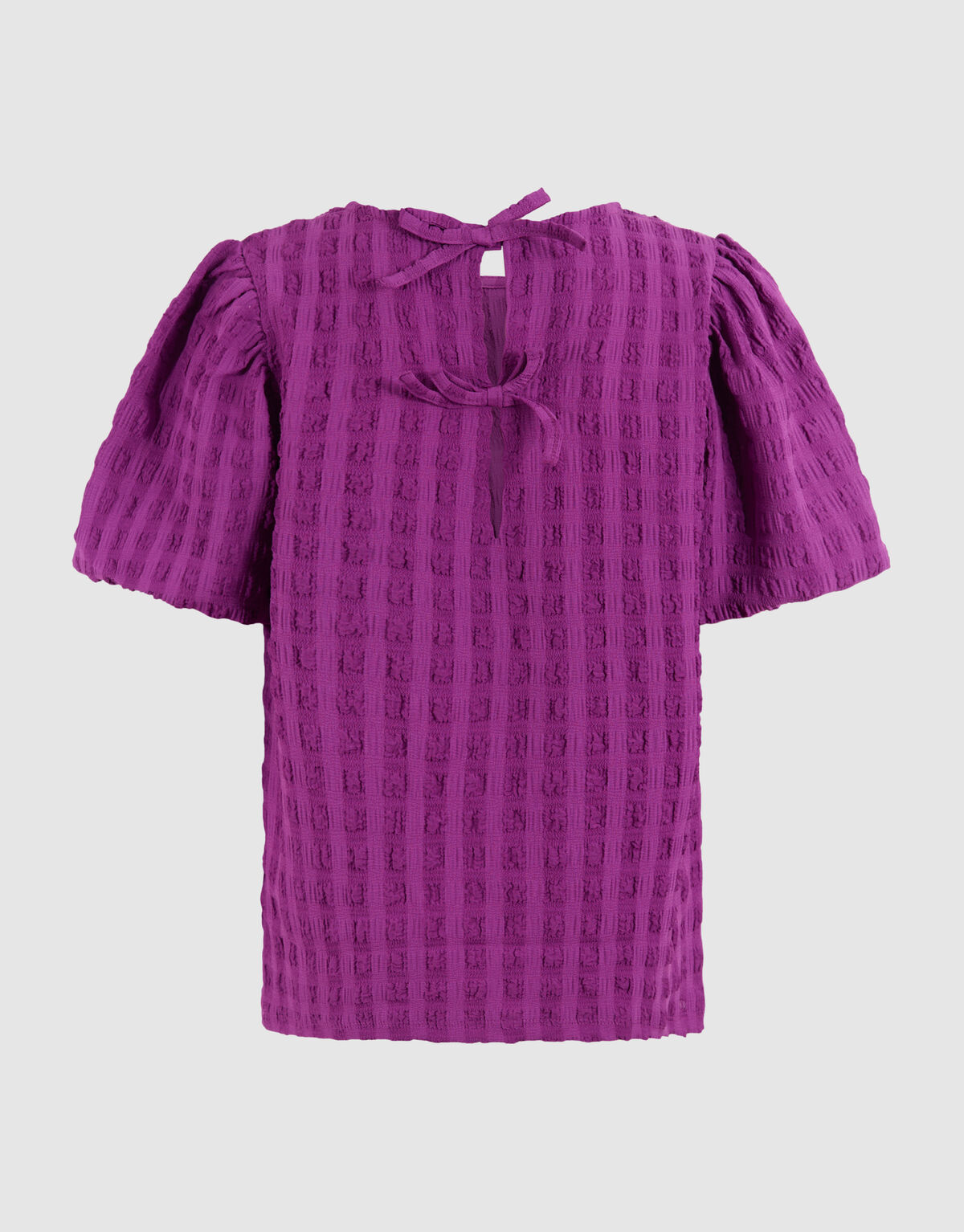 Crinkle Bow Top Lila SHOEBY GIRLS