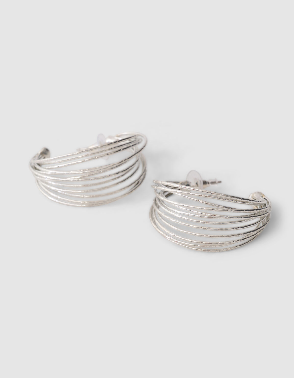 Multi-Hoop-Ohrringe Silber SHOEBY ACCESSOIRES