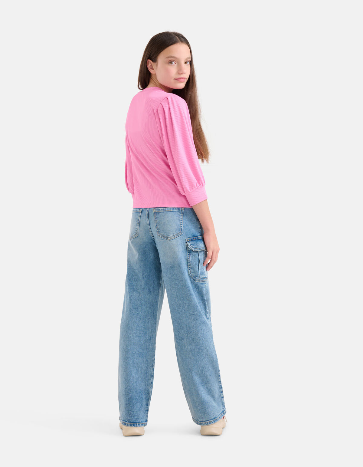 Rib Top Roze SHOEBY GIRLS