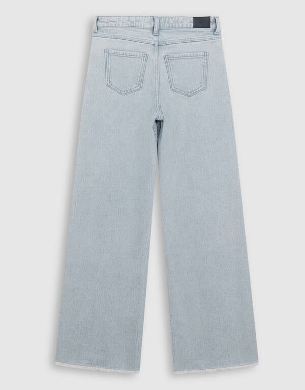 Weite Jeans in Hellgrau SHOEBY GIRLS