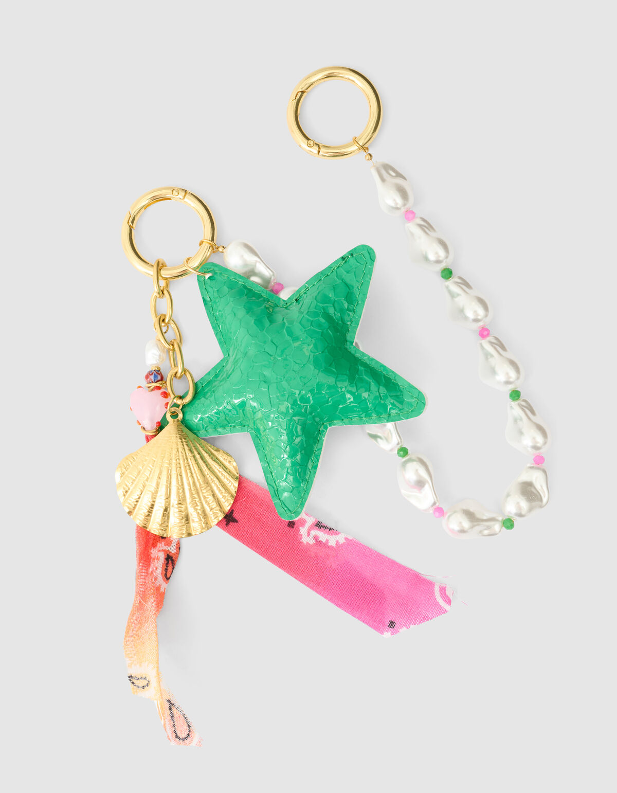 Star Bag Charm Grün SHOEBY ACCESSOIRES