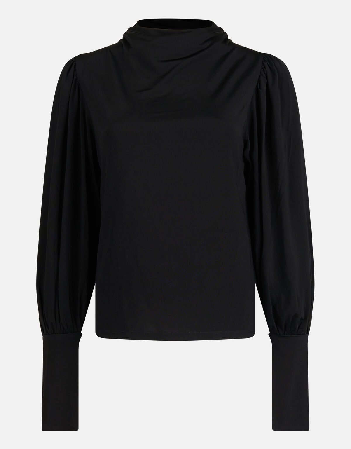 Wasserfall-Top Schwarz By Mieke SHOEBY WOMEN