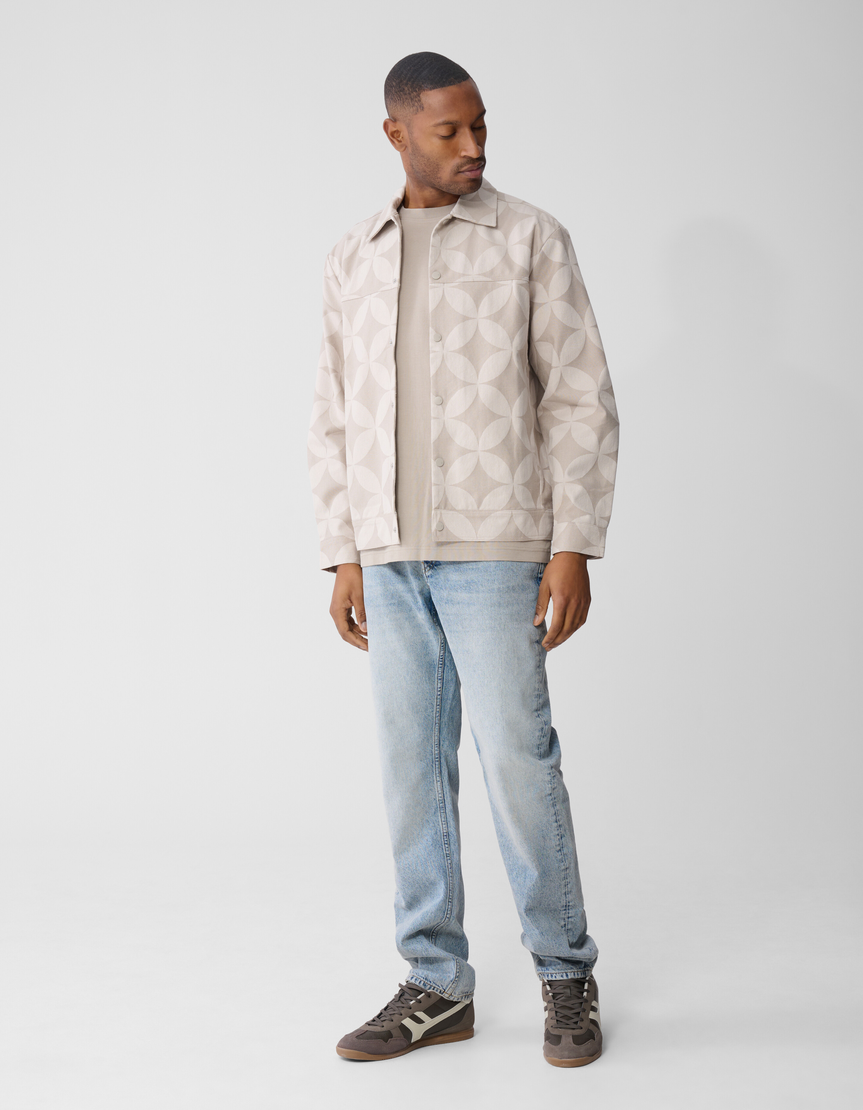 Modern Straight Fit Jeans Mediumstone L32 SHOEBY MEN