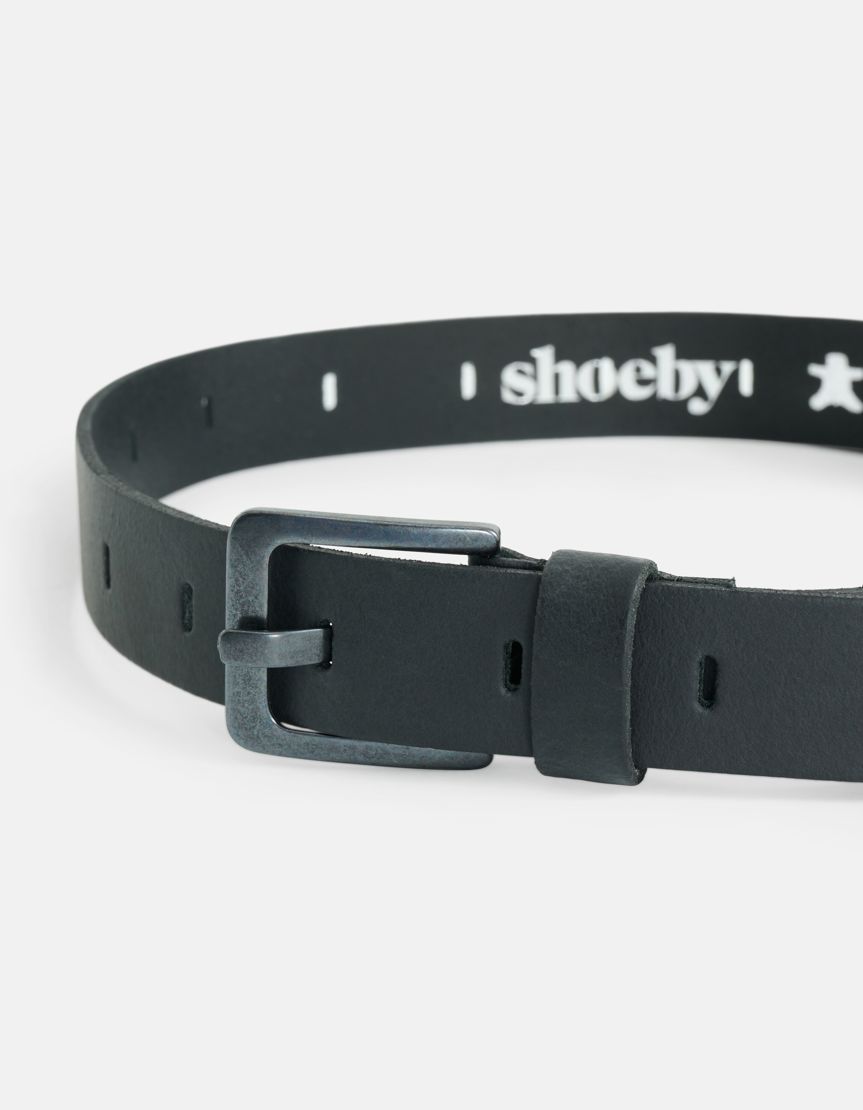 Basis Leren Riem Zwart SHOEBY ACCESSOIRES