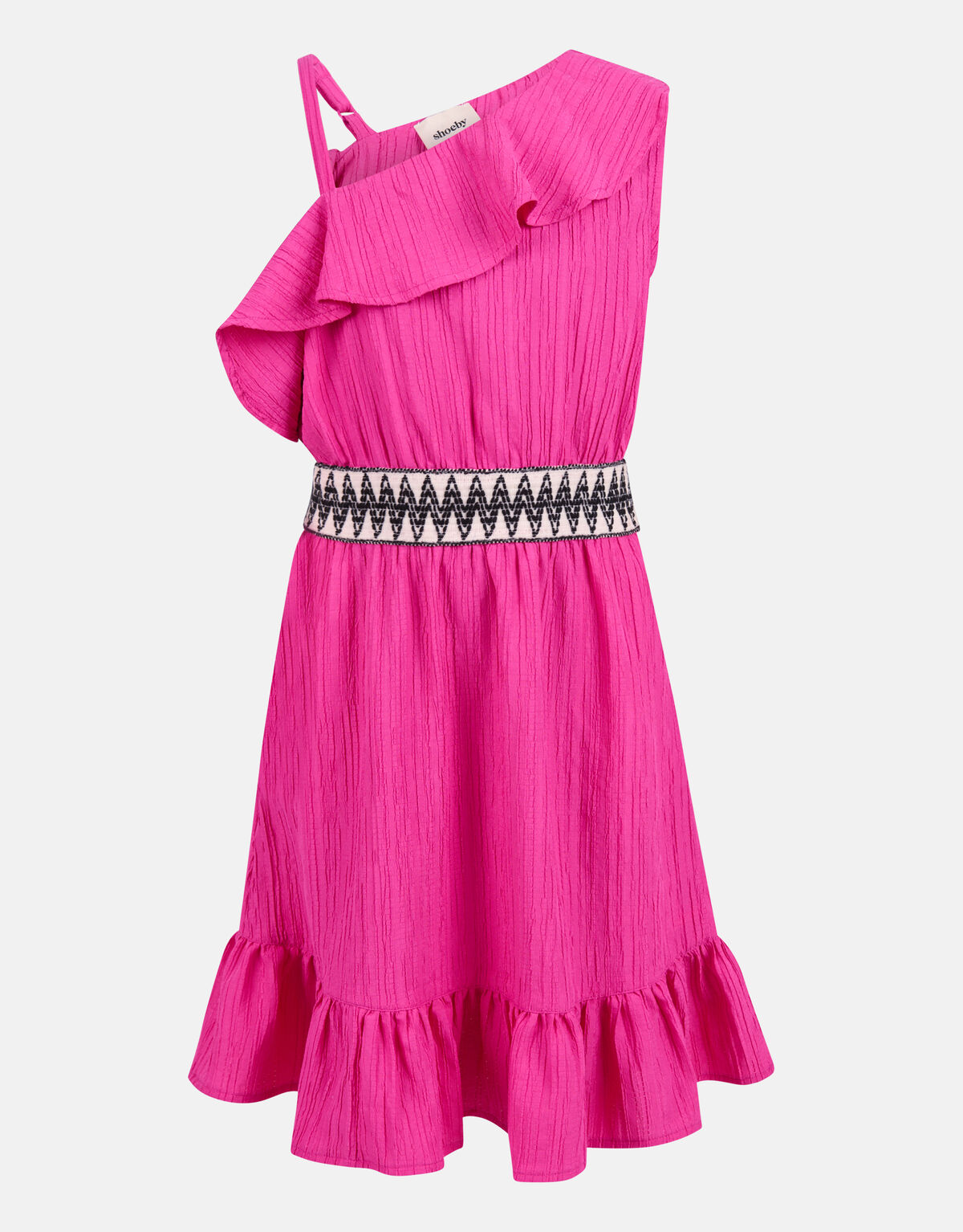 One Shoulder Jurk Roze SHOEBY GIRLS