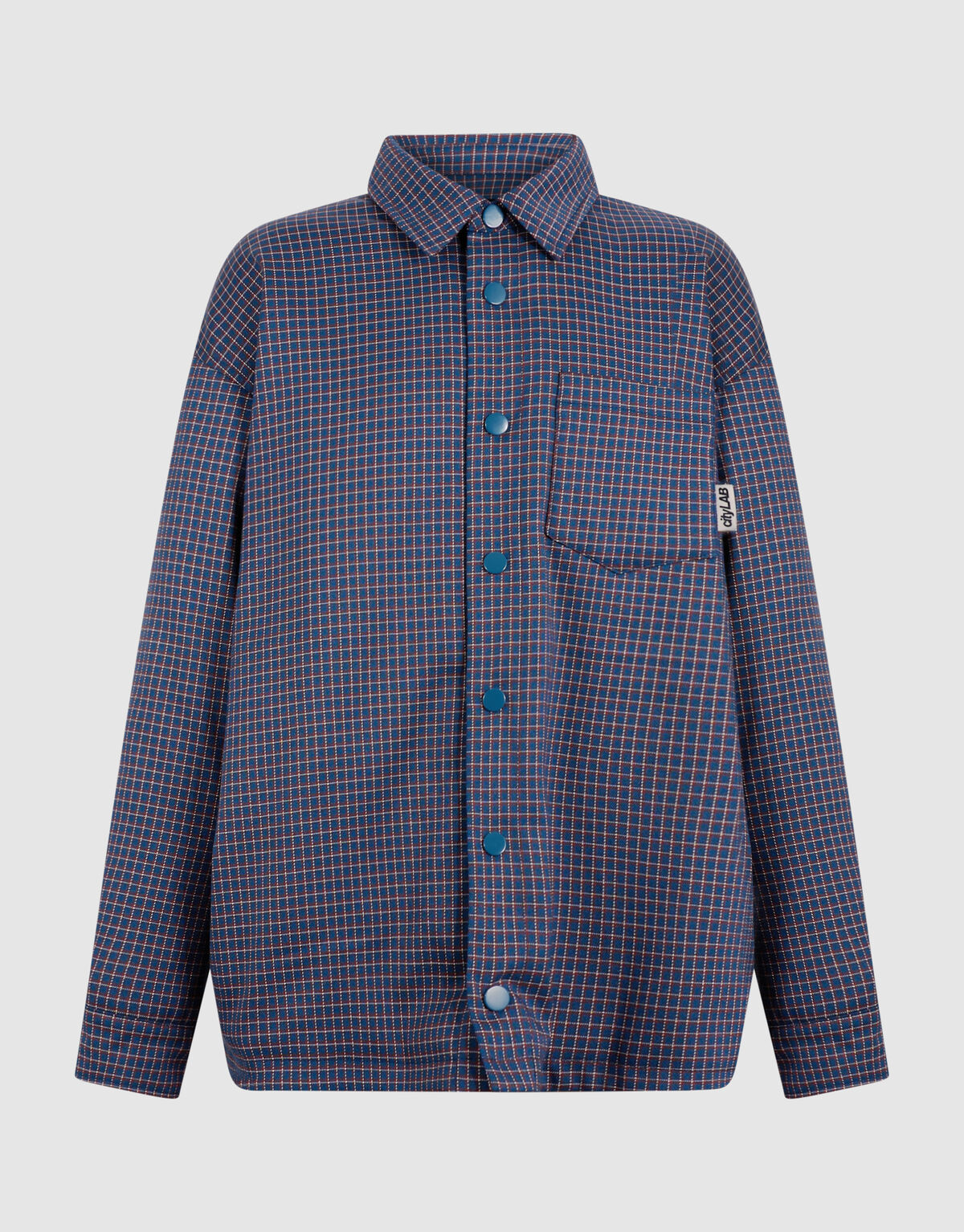 Oversized Padded Overshirt Dunkelblau SHOEBY BOYS