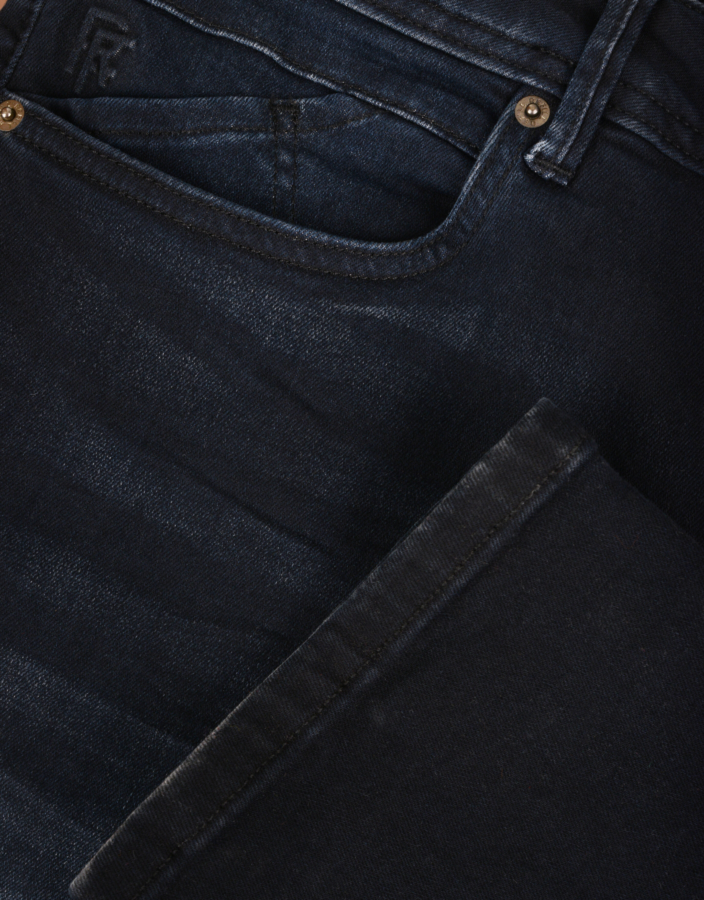 Lewis Straight Blau/Schwarz Jeans L34 Refill
