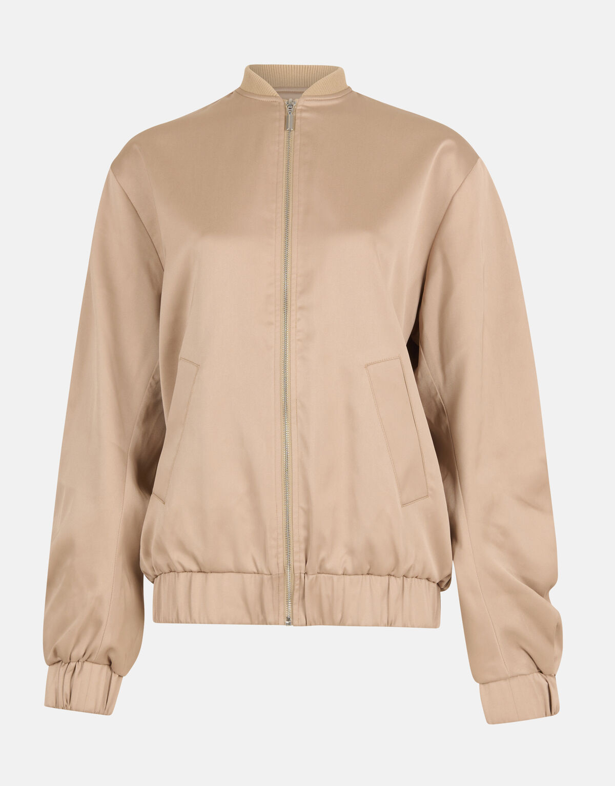 Satin Bomberjacke Beige SHOEBY WOMEN