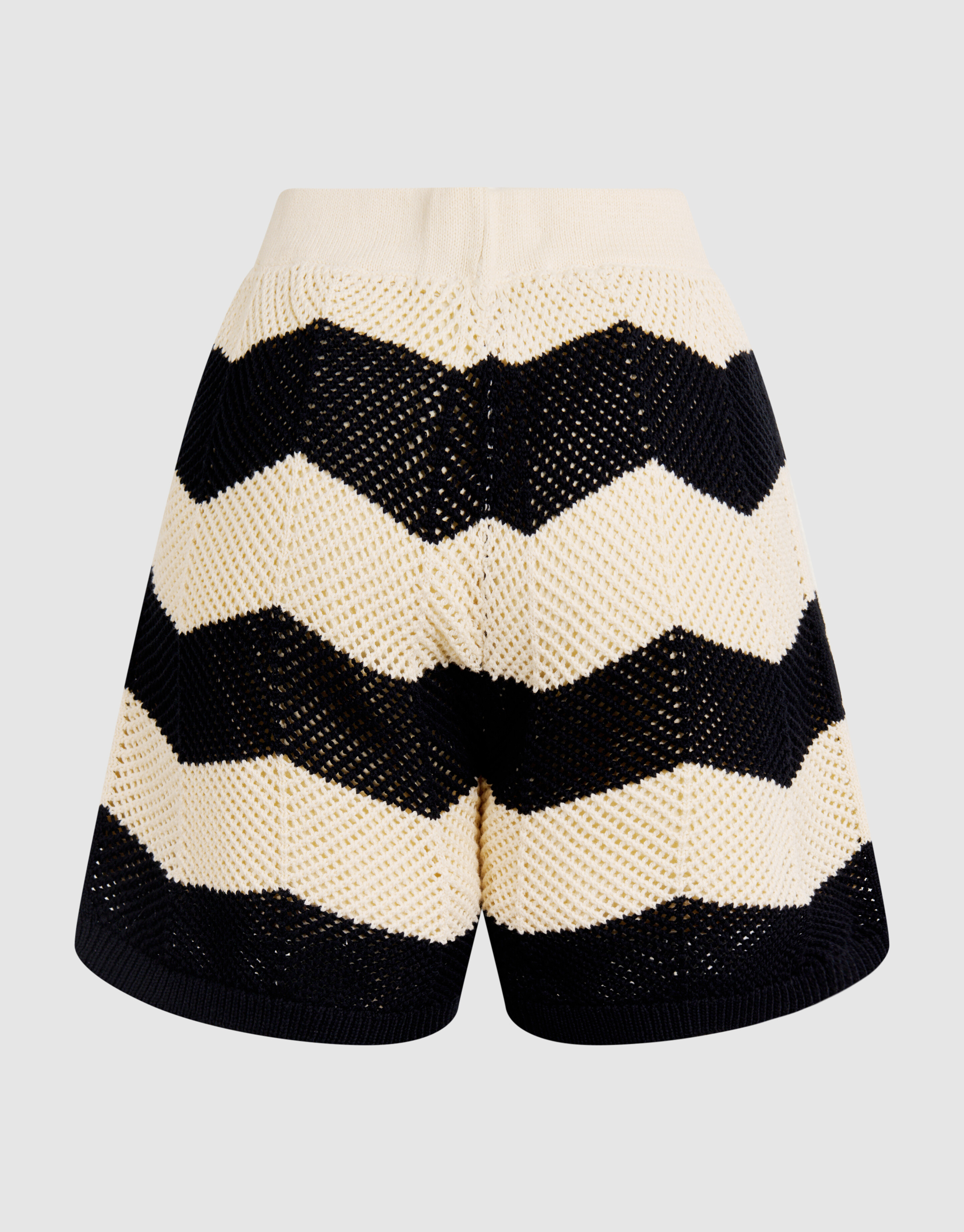 Multi Crochet Short Schwarz/Weiß SHOEBY WOMEN