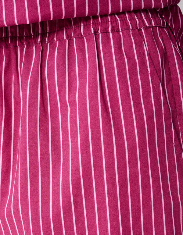 Nadelstreifenshort Dunkelrosa SHOEBY WOMEN