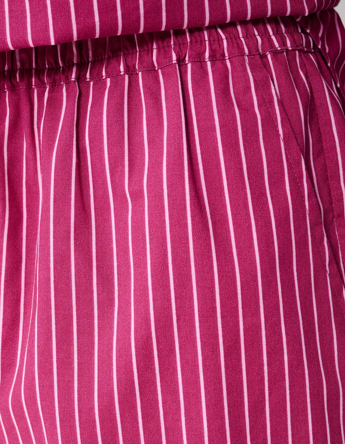 Nadelstreifenshort Dunkelrosa SHOEBY WOMEN