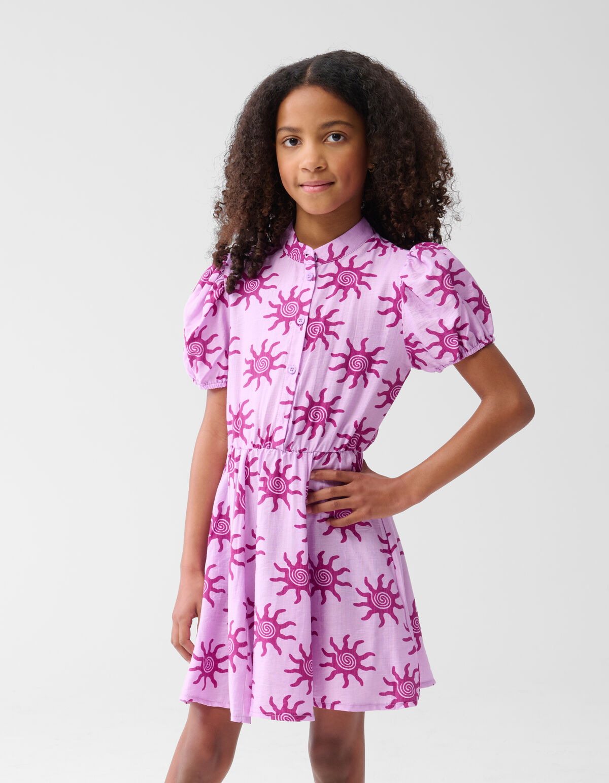 Bedrucktes Kleid hellrosa SHOEBY GIRLS