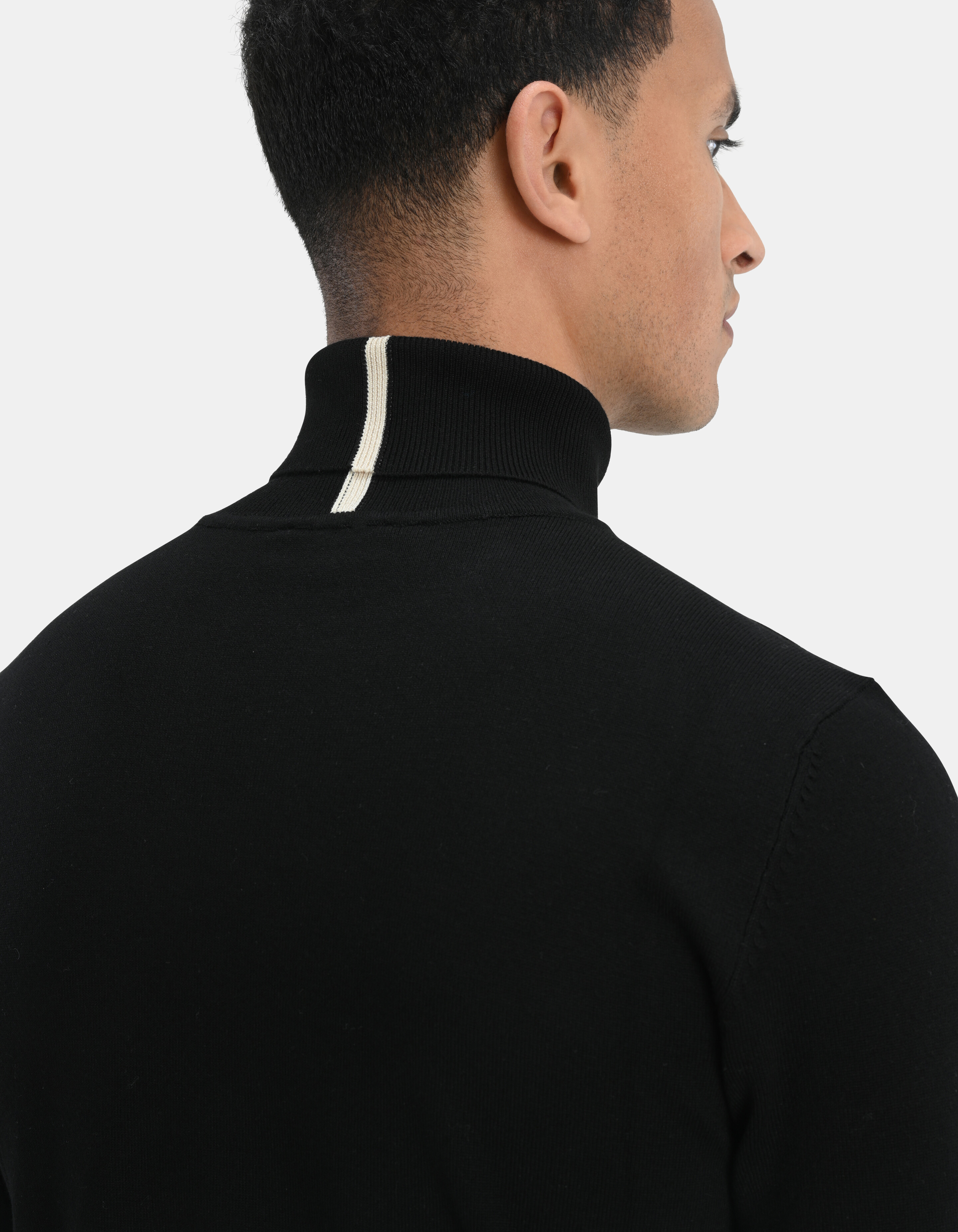 Rollkragenpullover Schwarz SHOEBY MEN