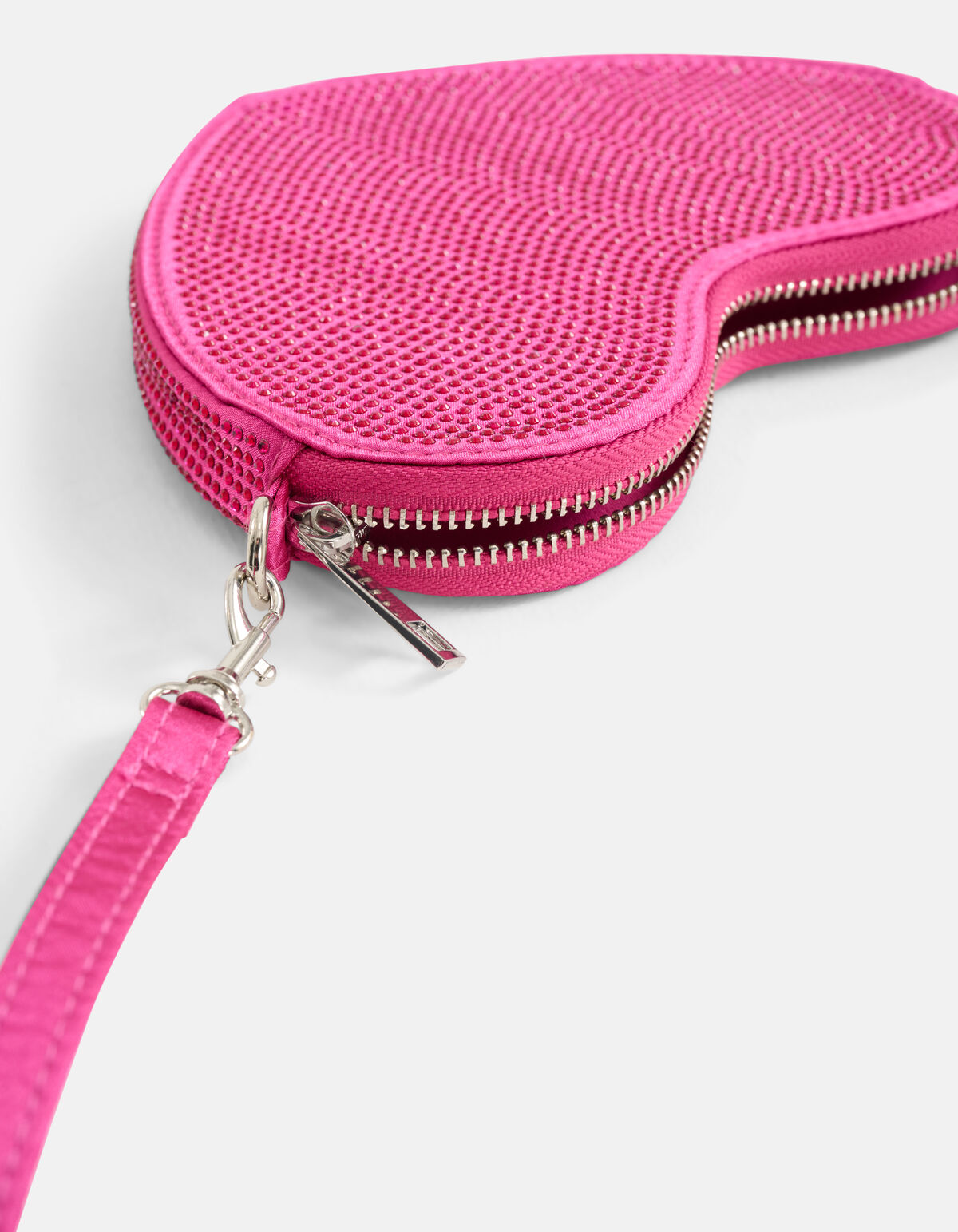 Strass Herz Geldb&ouml;rse Rosa SHOEBY ACCESSOIRES