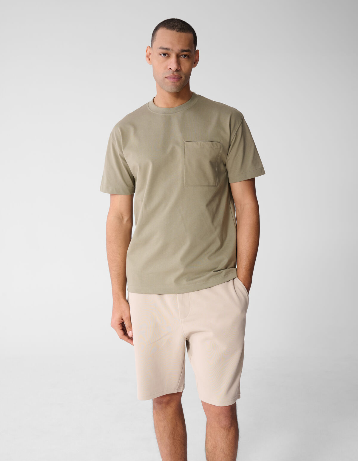 Pocket T-Shirt Khaki SHOEBY MEN