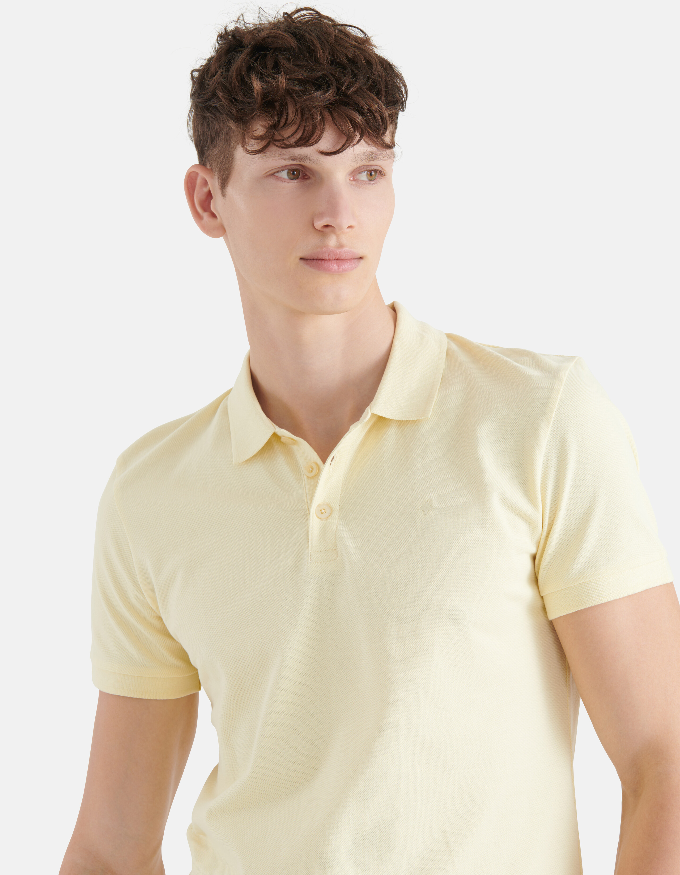 Basic Polo Hellgelb SHOEBY MEN