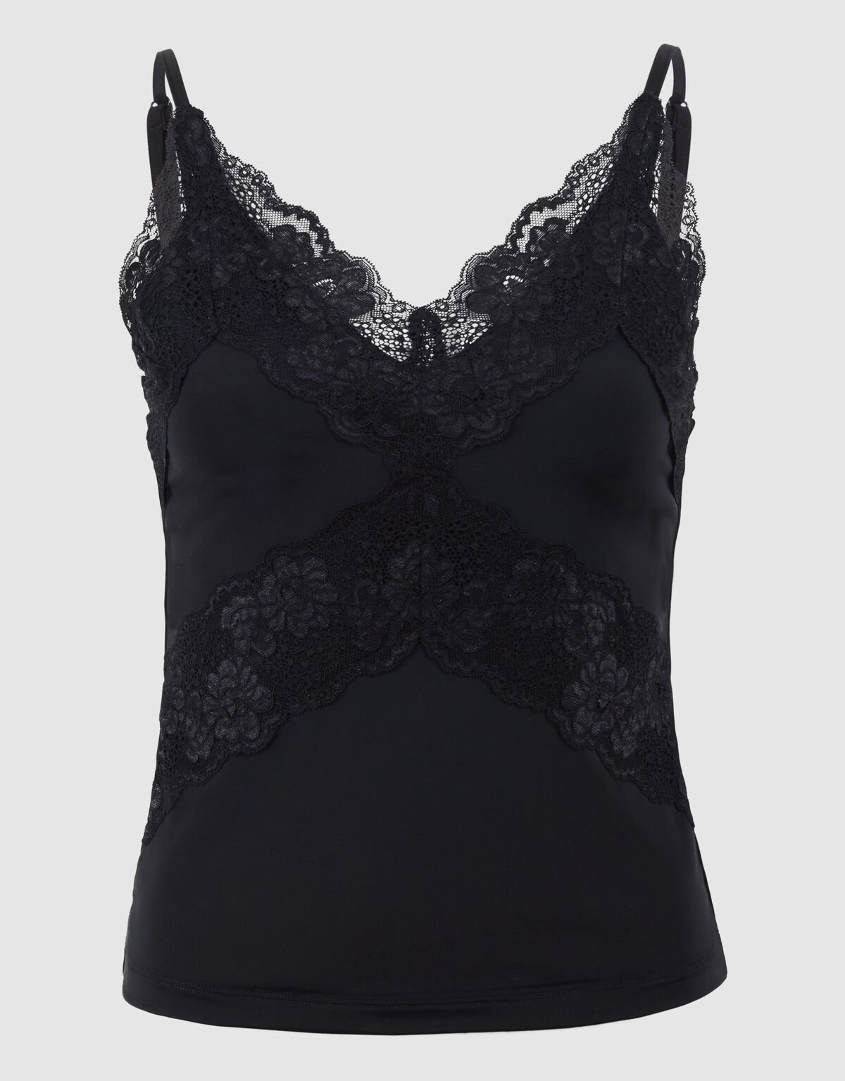 Spitzen-Singlet Top Schwarz SHOEBY WOMEN