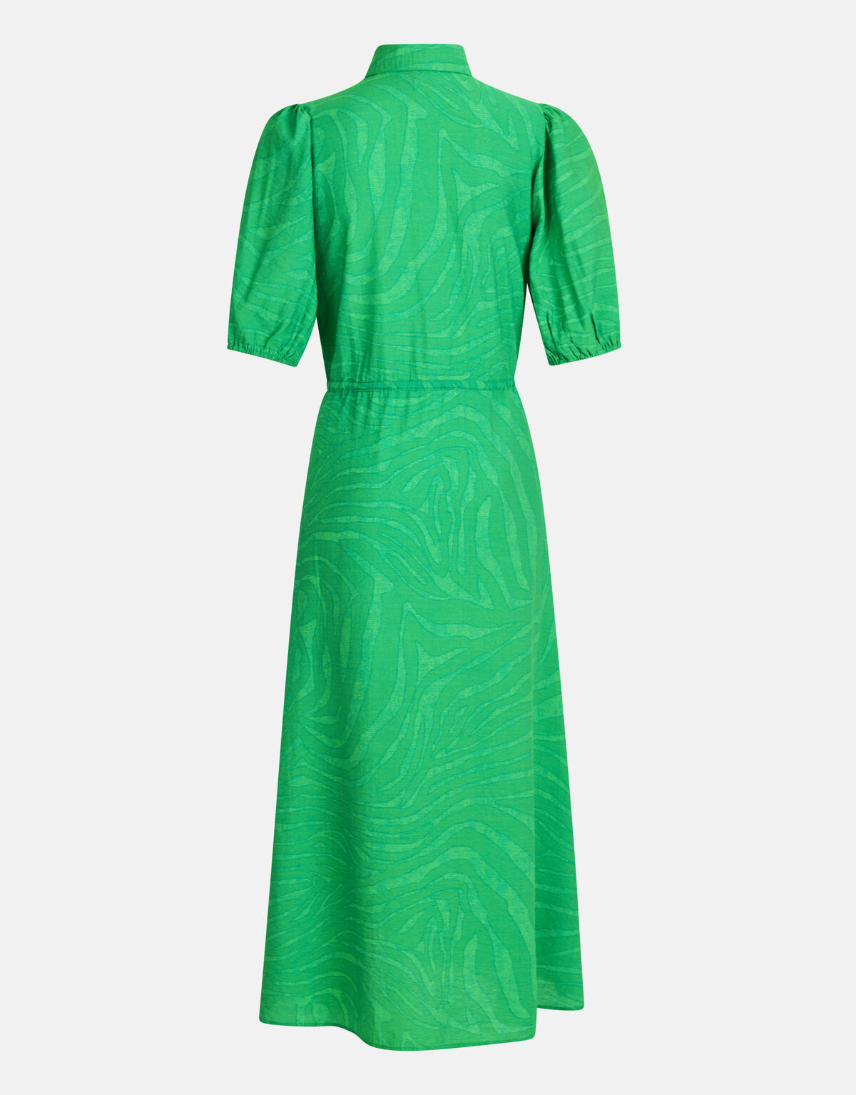 Zebra Print Maxikleid Gr&uuml;n SHOEBY WOMEN