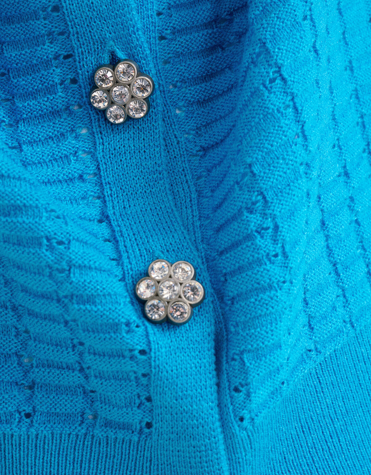 Weiche Strickjacke Blau SHOEBY GIRLS