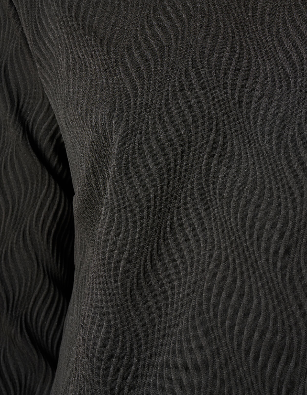 Struktur Swirl Kleid Schwarz SHOEBY WOMEN