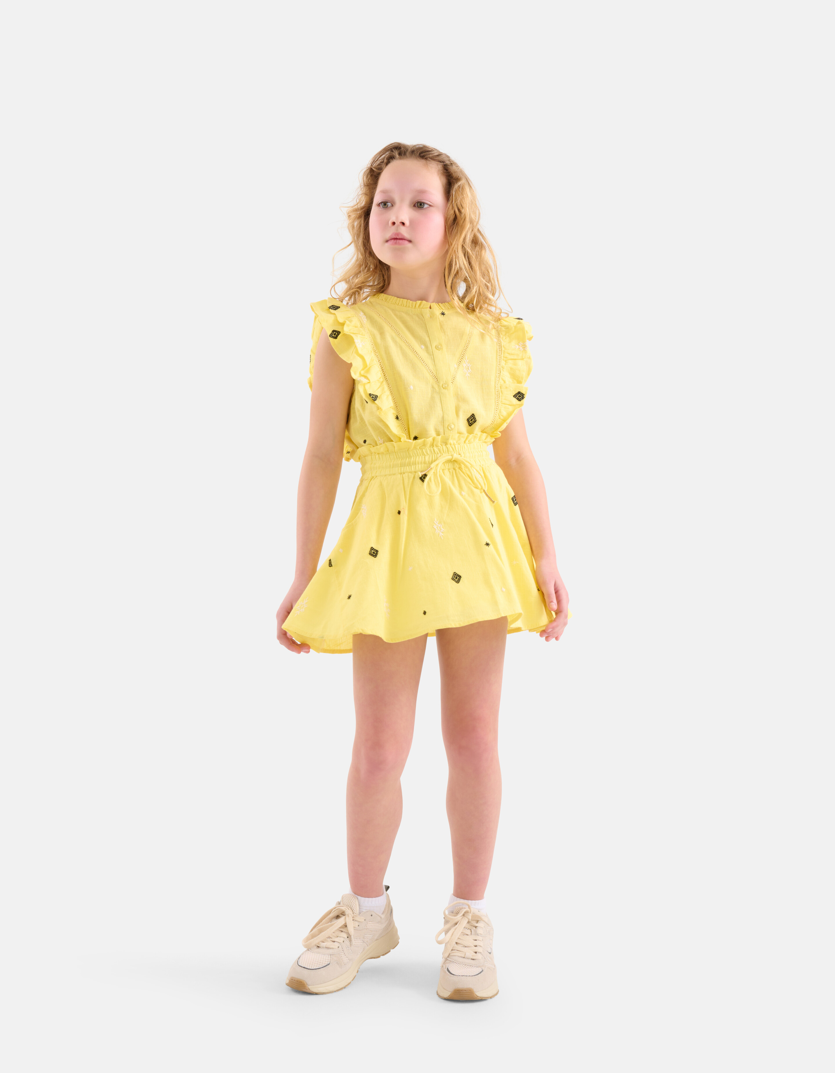 Stickerei-Rock Gelb SHOEBY GIRLS