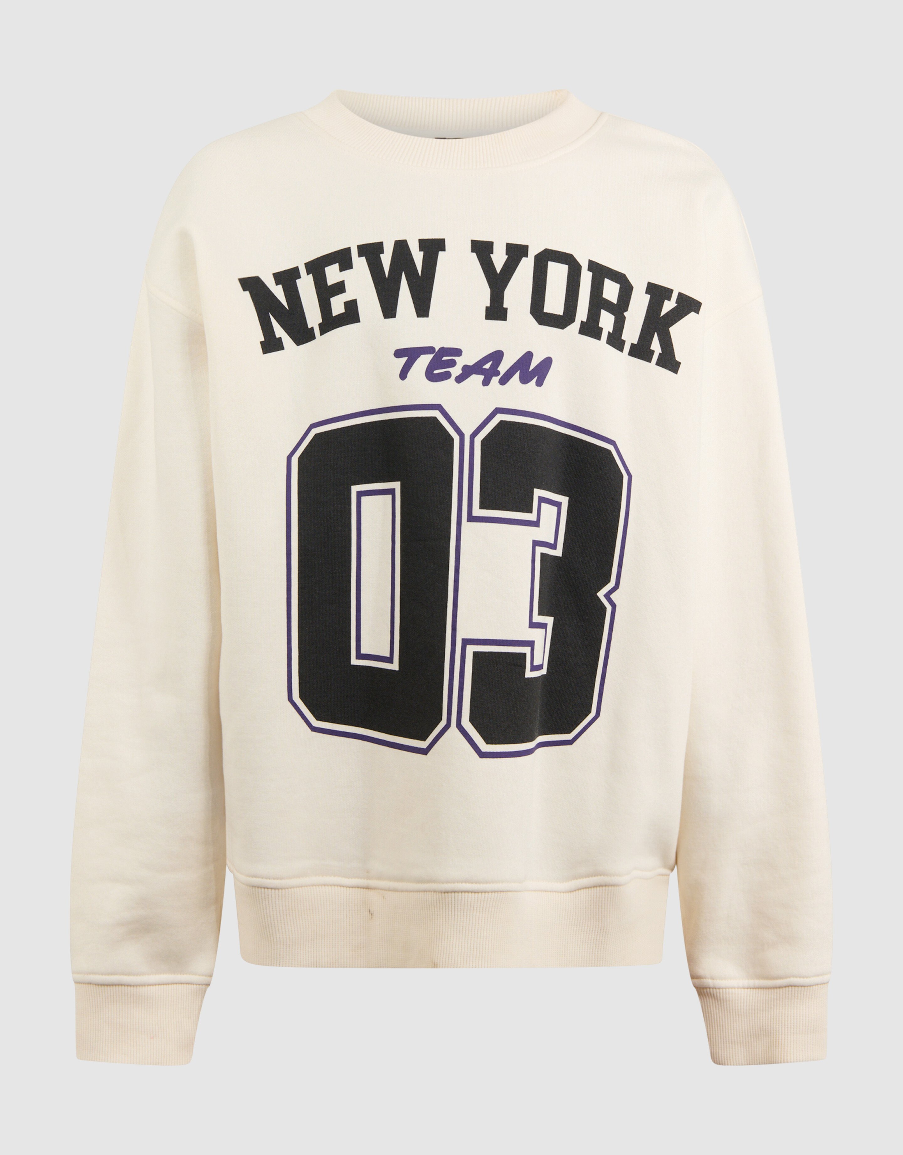 Pullover mit New York-Artwork in Off-White SHOEBY BOYS