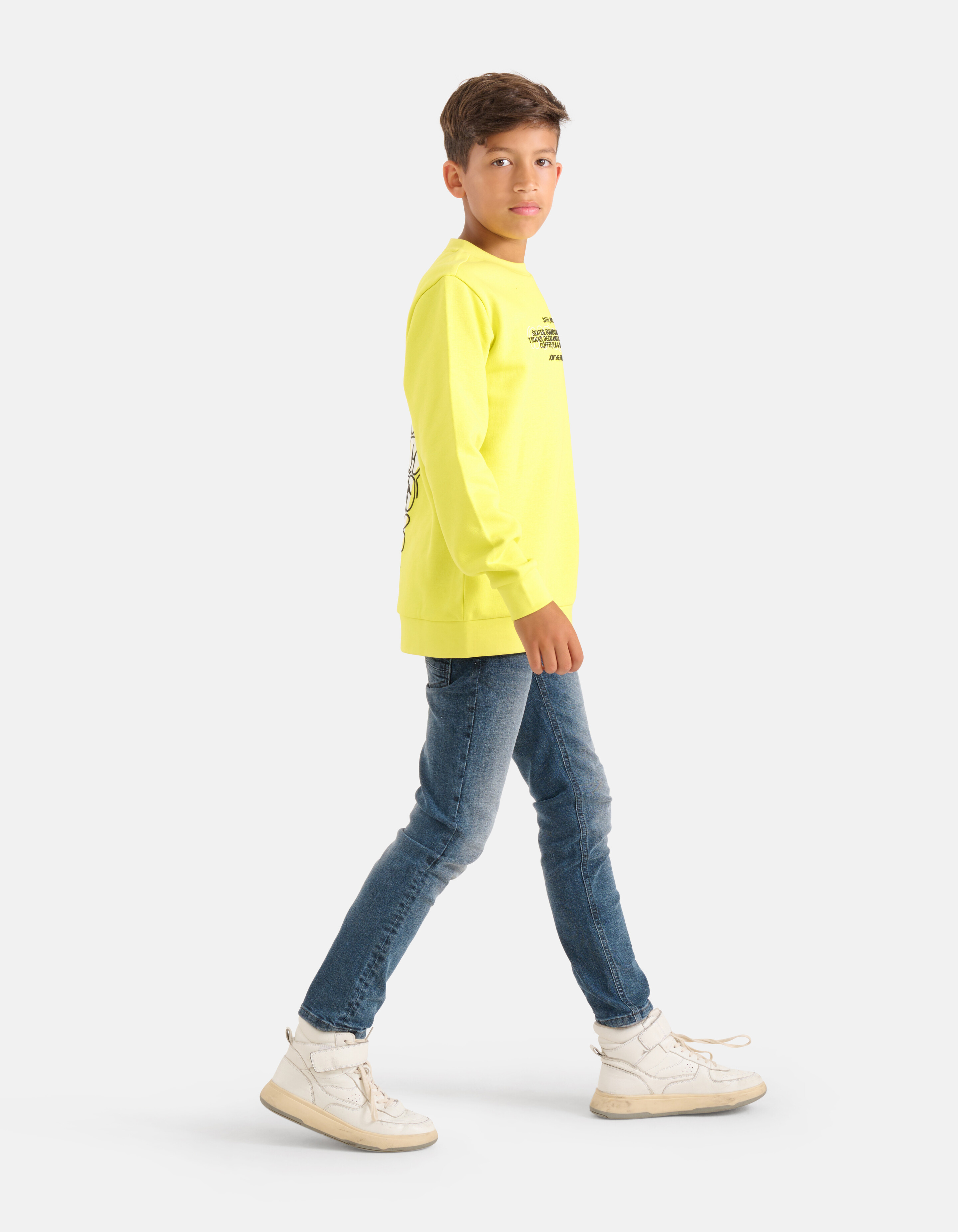 Print Pullover Gelb SHOEBY BOYS