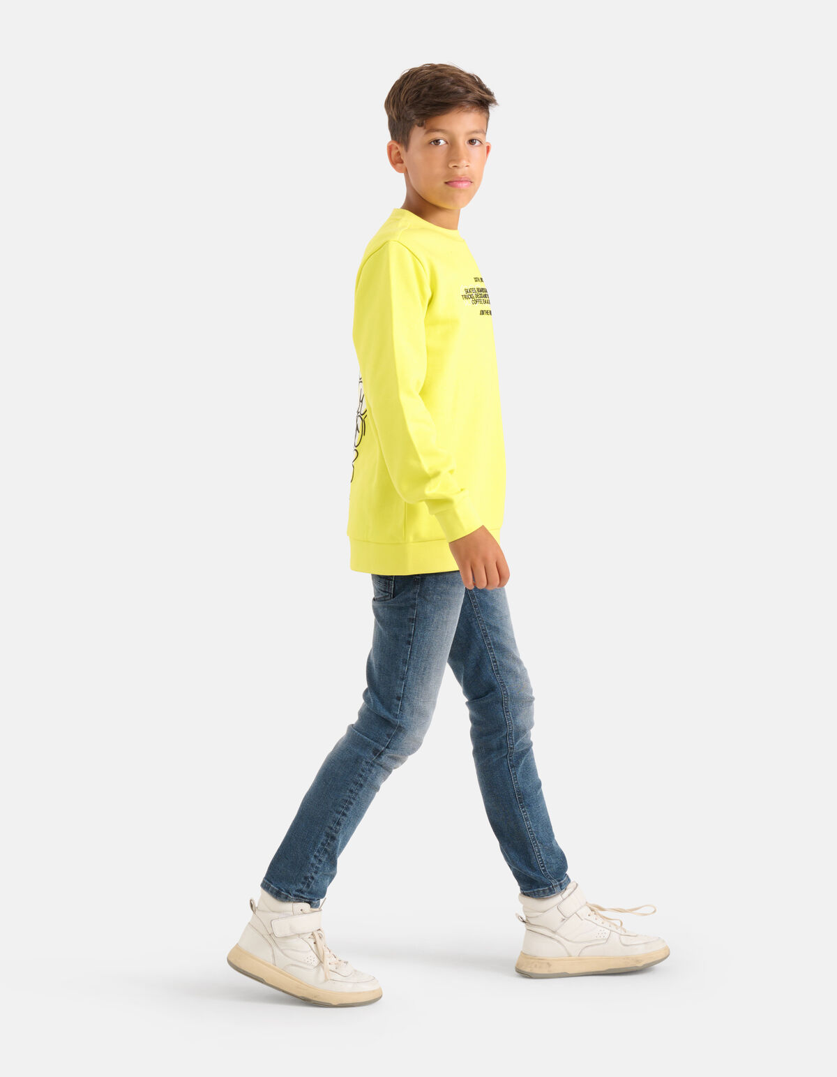 Print Pullover Gelb SHOEBY BOYS