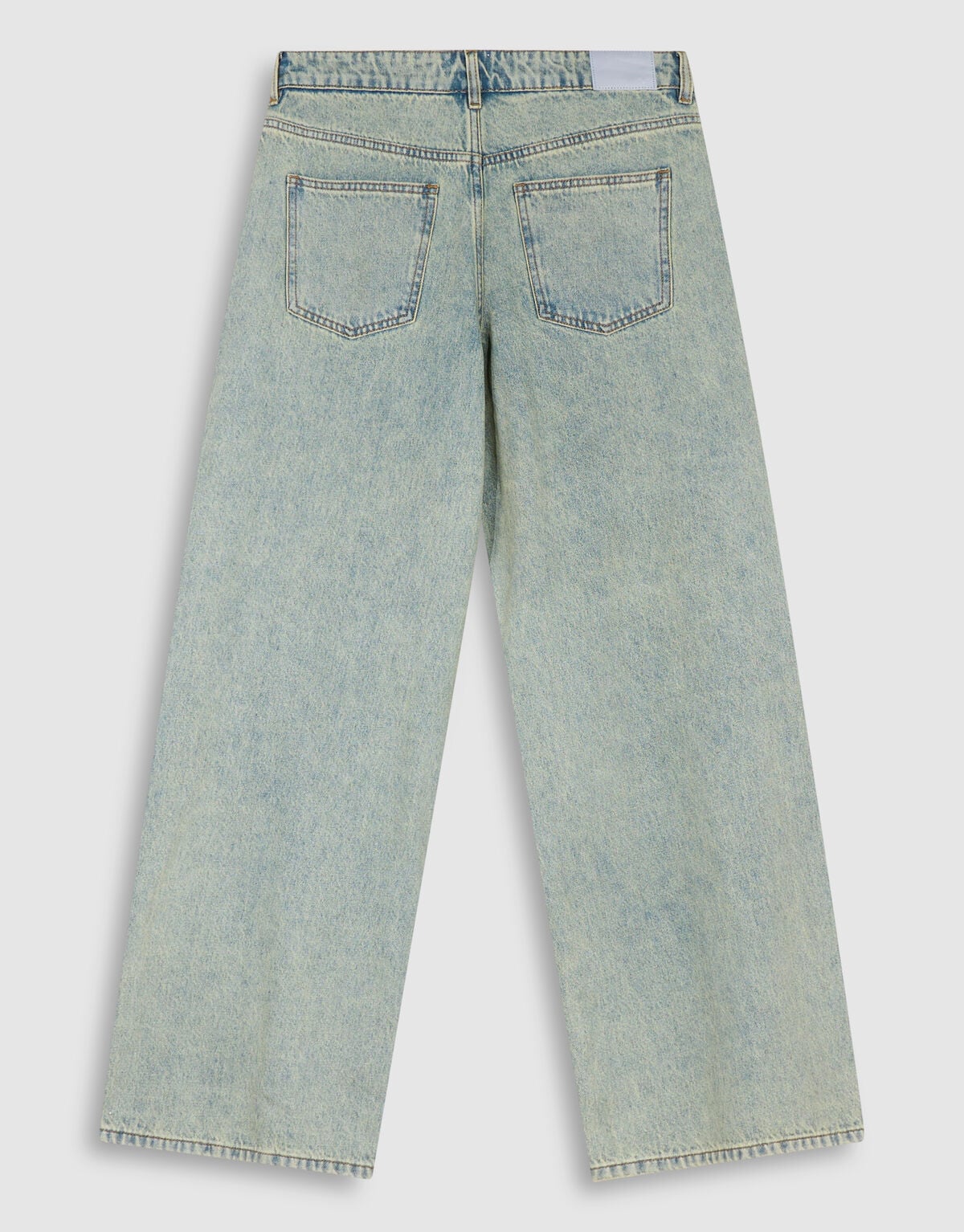 Wide Leg Jeans Mit Knopfverschluss Bleached SHOEBY WOMEN
