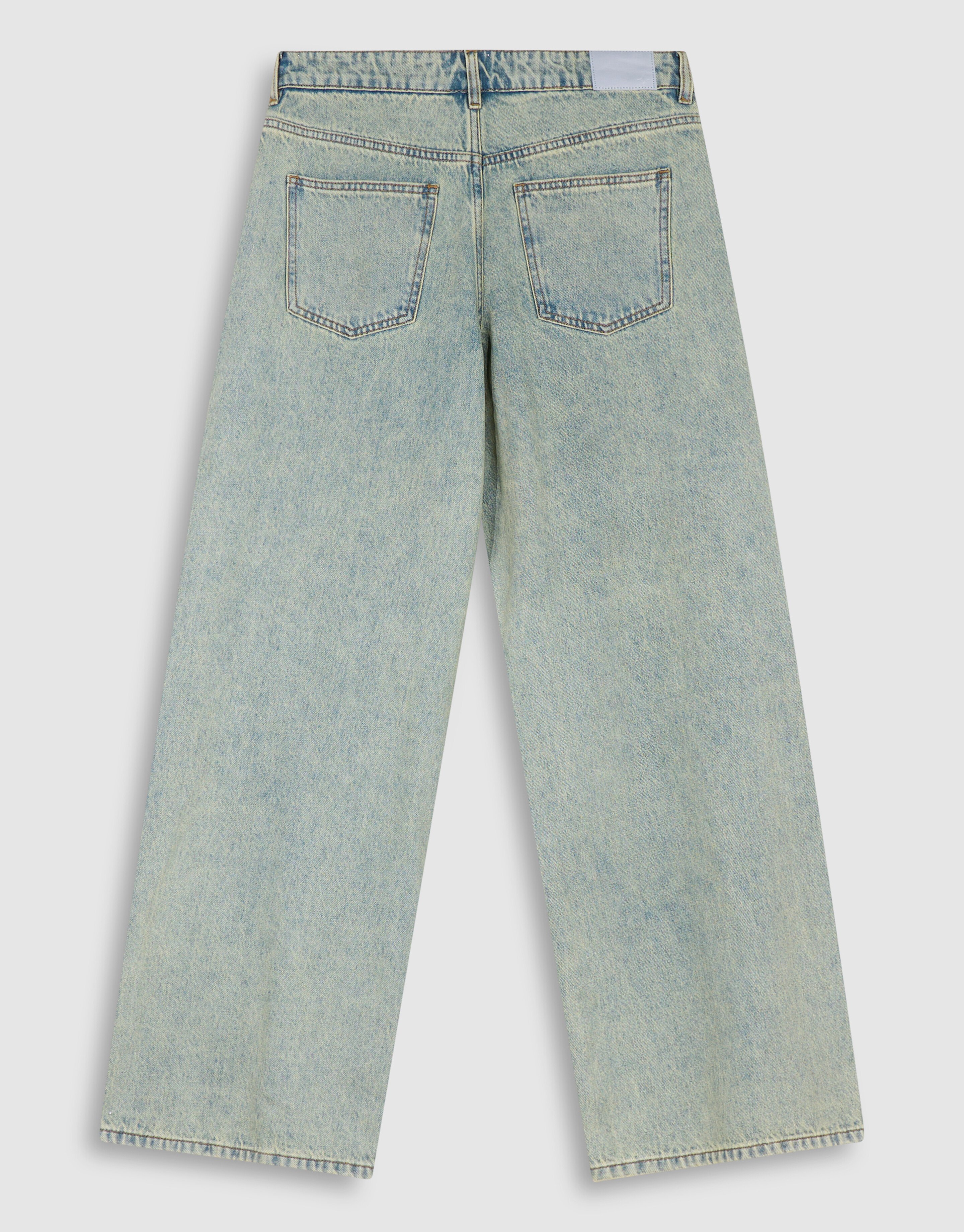 Wide Leg Jeans Mit Knopfverschluss Bleached SHOEBY WOMEN