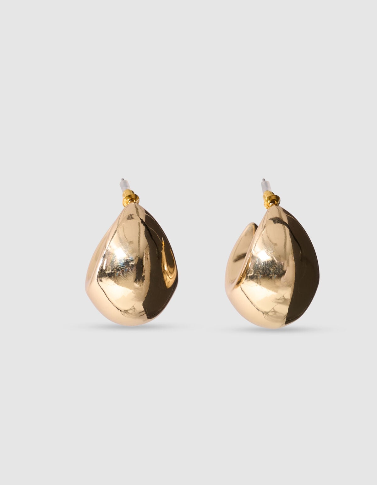Bulky Big Hoop Ohrringe Gold SHOEBY ACCESSOIRES
