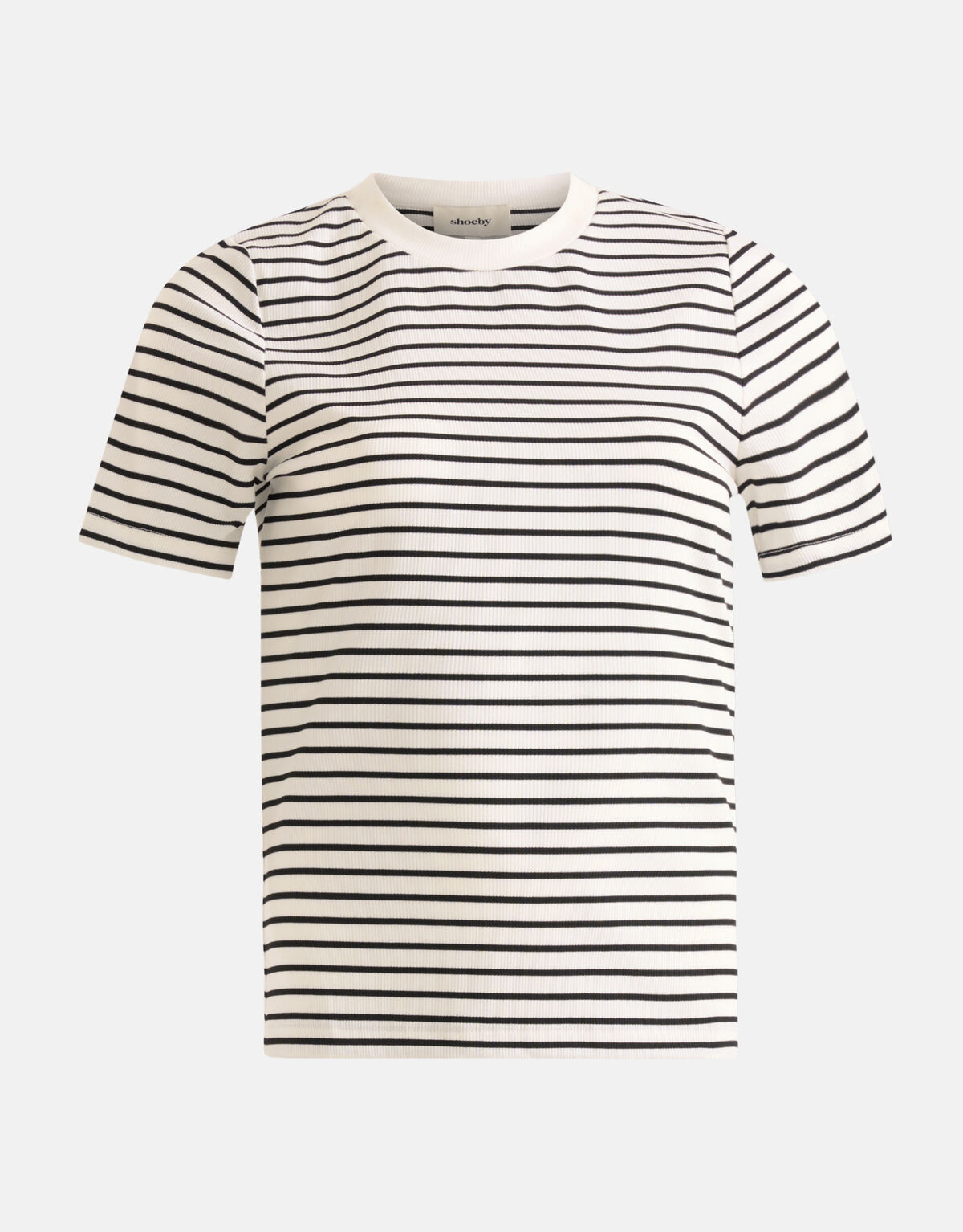 Gestreepte Top Zwart/Wit SHOEBY WOMEN
