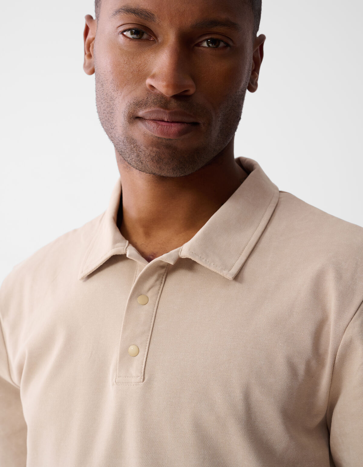 Bedrucktes Polo Sand SHOEBY MEN