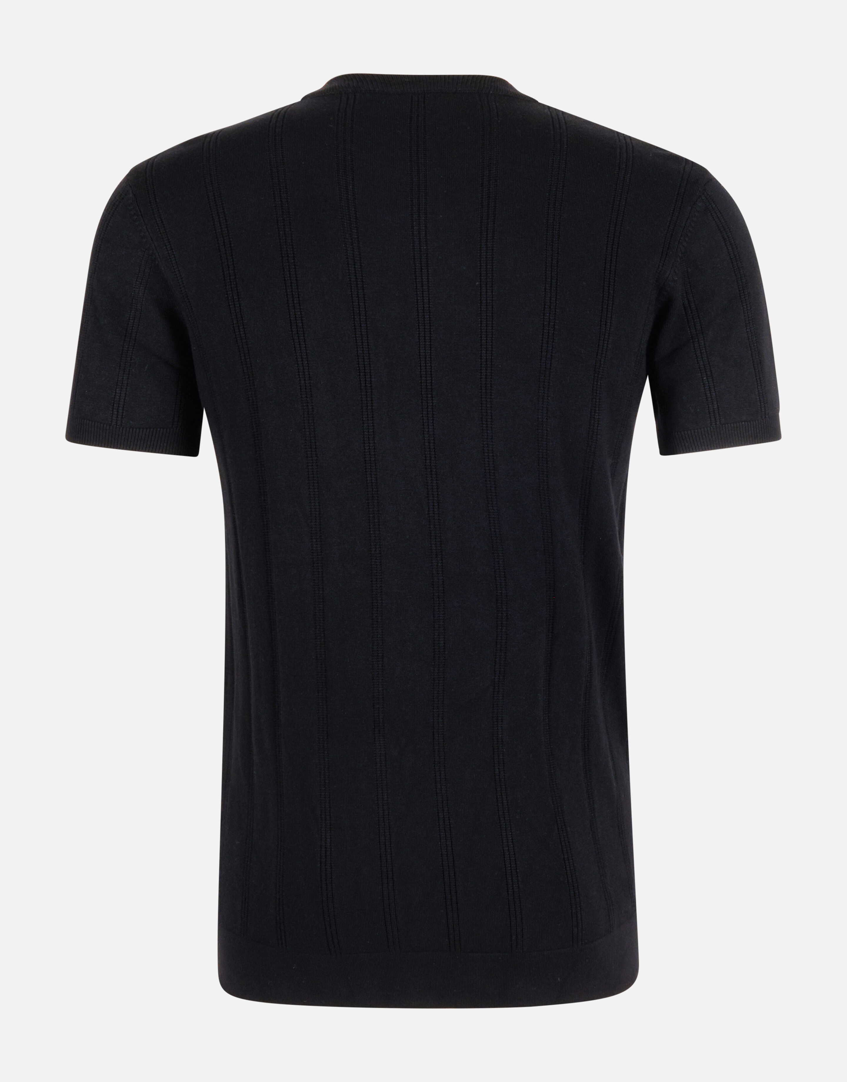 Gestricktes T-shirt Schwarz SHOEBY MEN