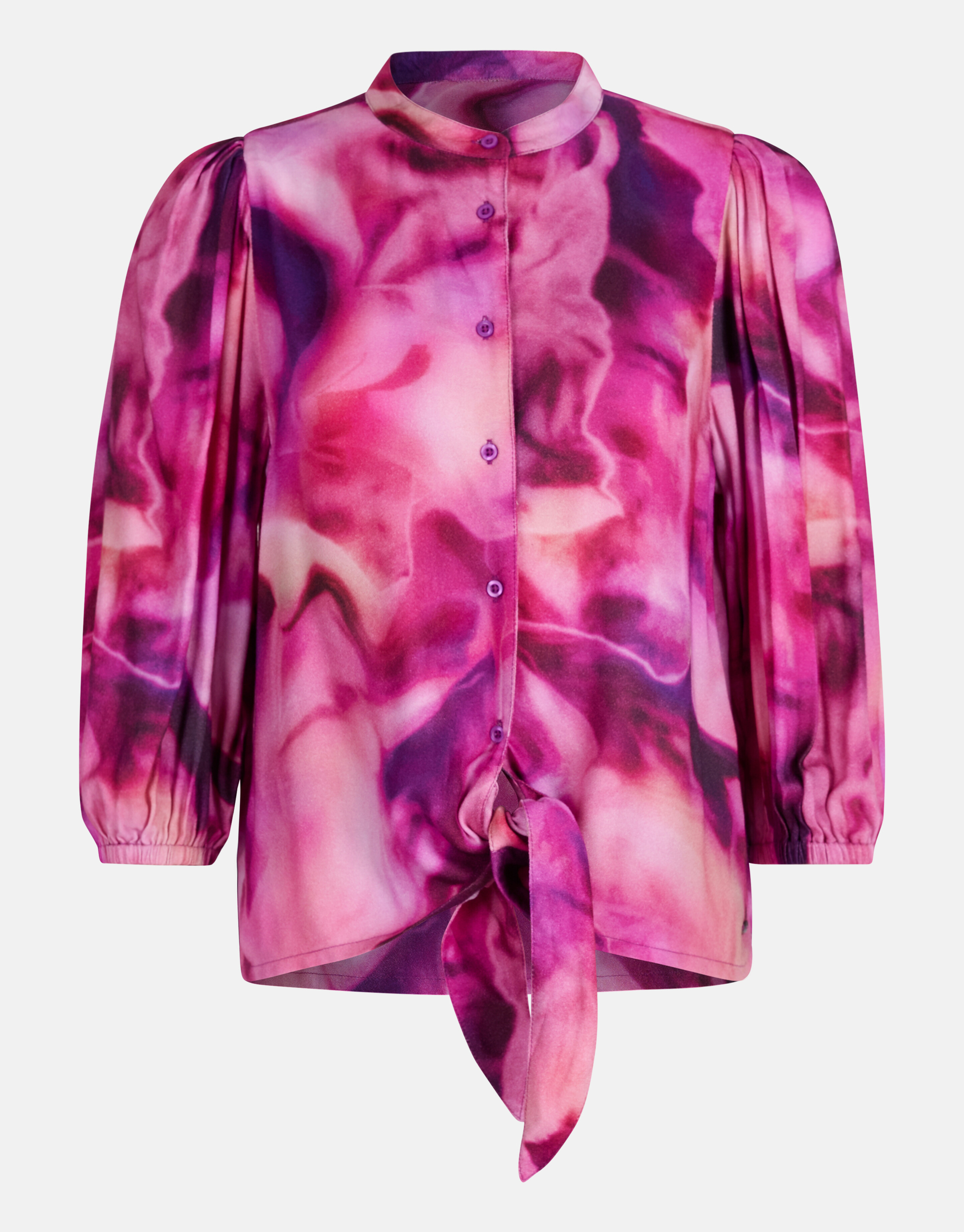 Tie Dye Print Bluse Rosa SHOEBY WOMEN
