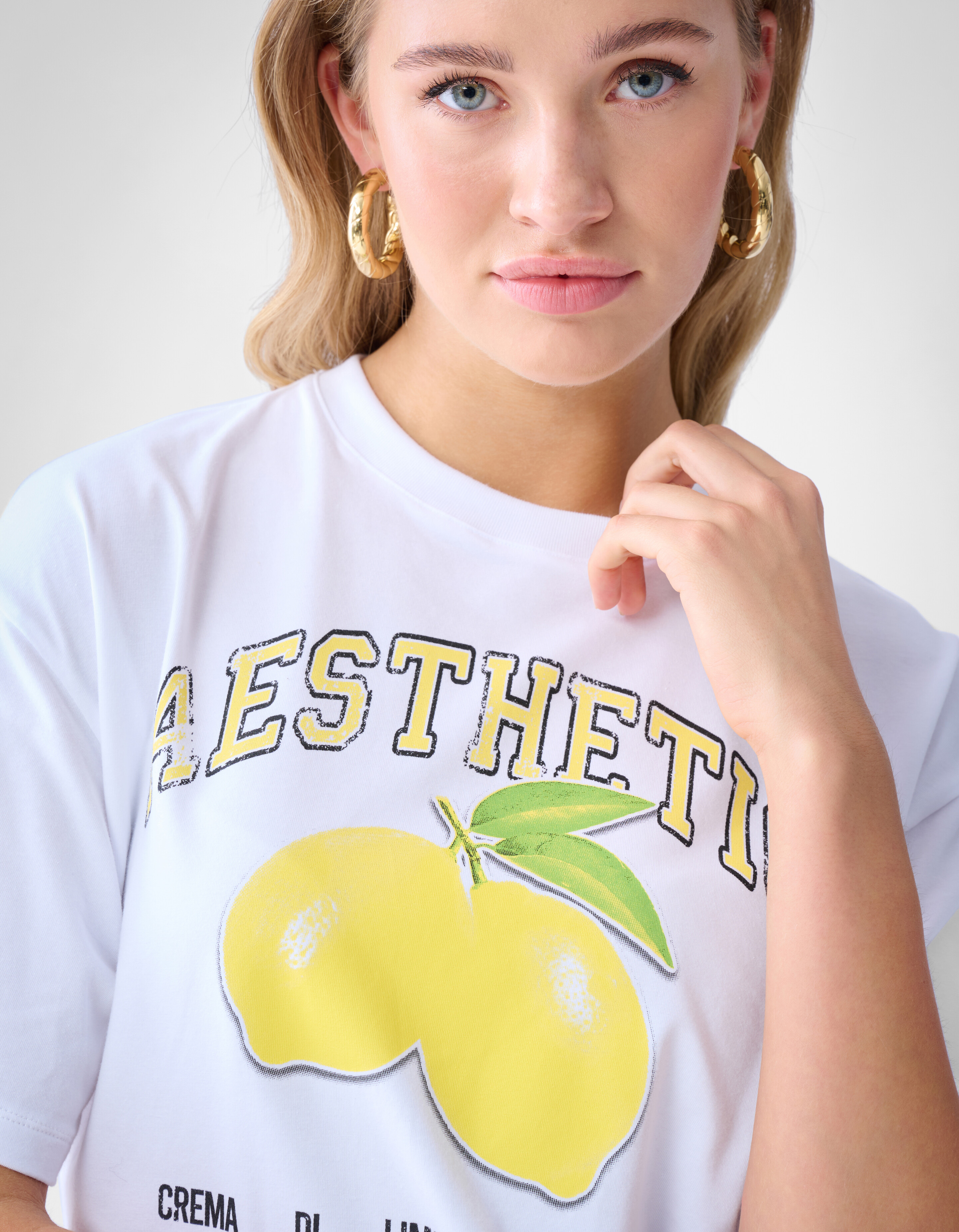 Artwork T-shirt Weiß SHOEBY WOMEN