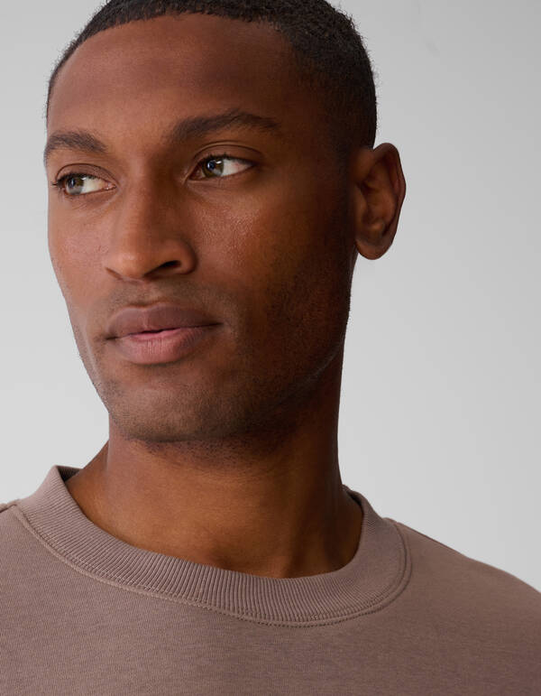 Abzeichen Pullover Hellbraun SHOEBY MEN