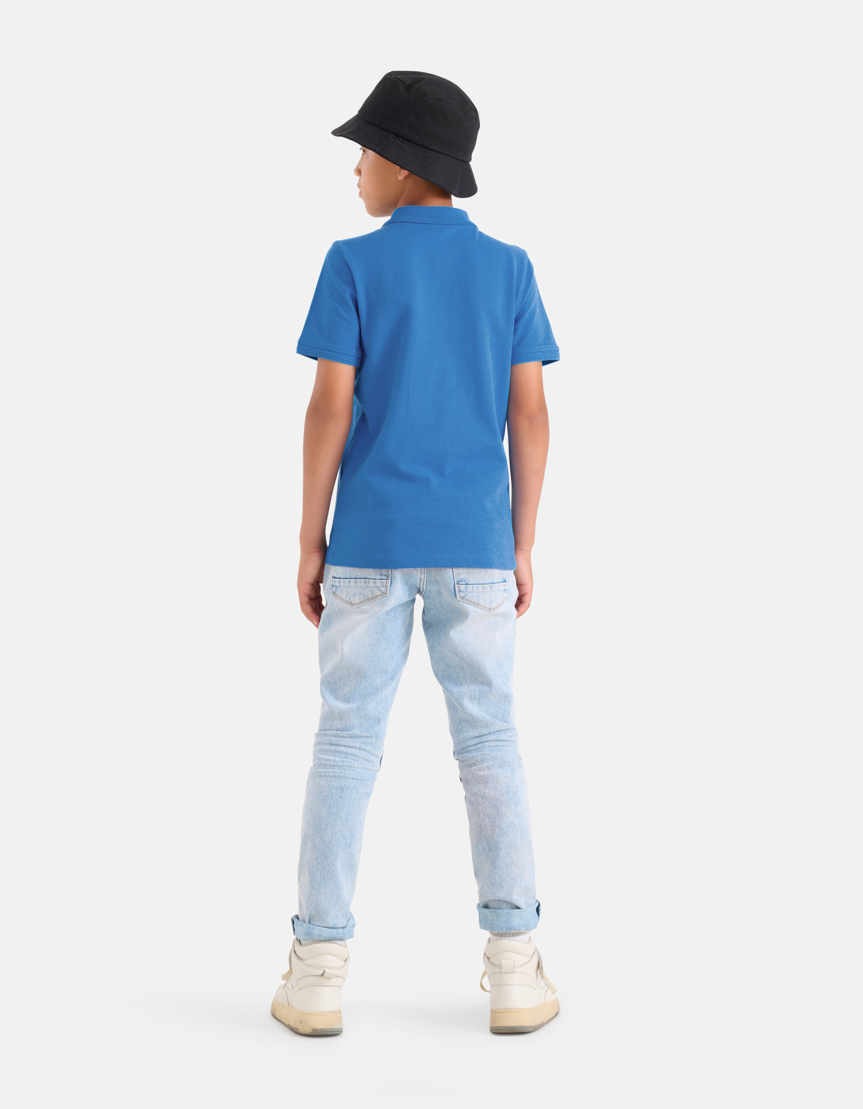 Basic Polo Blau SHOEBY BOYS