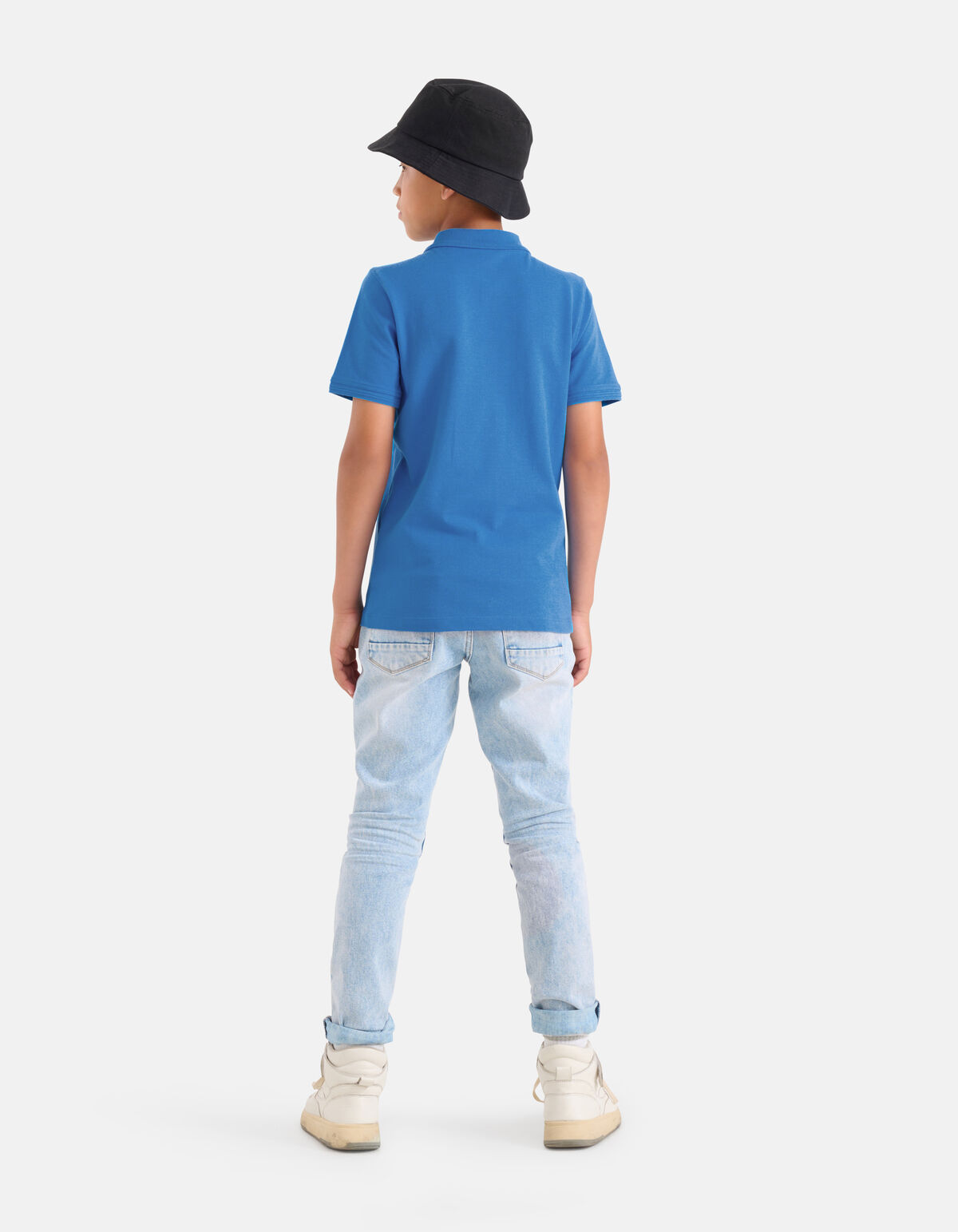 Basic Polo Blau SHOEBY BOYS