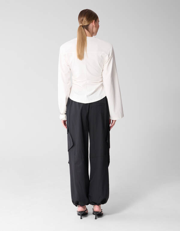 Cargo Balloon Fit Broek Zwart SHOEBY WOMEN
