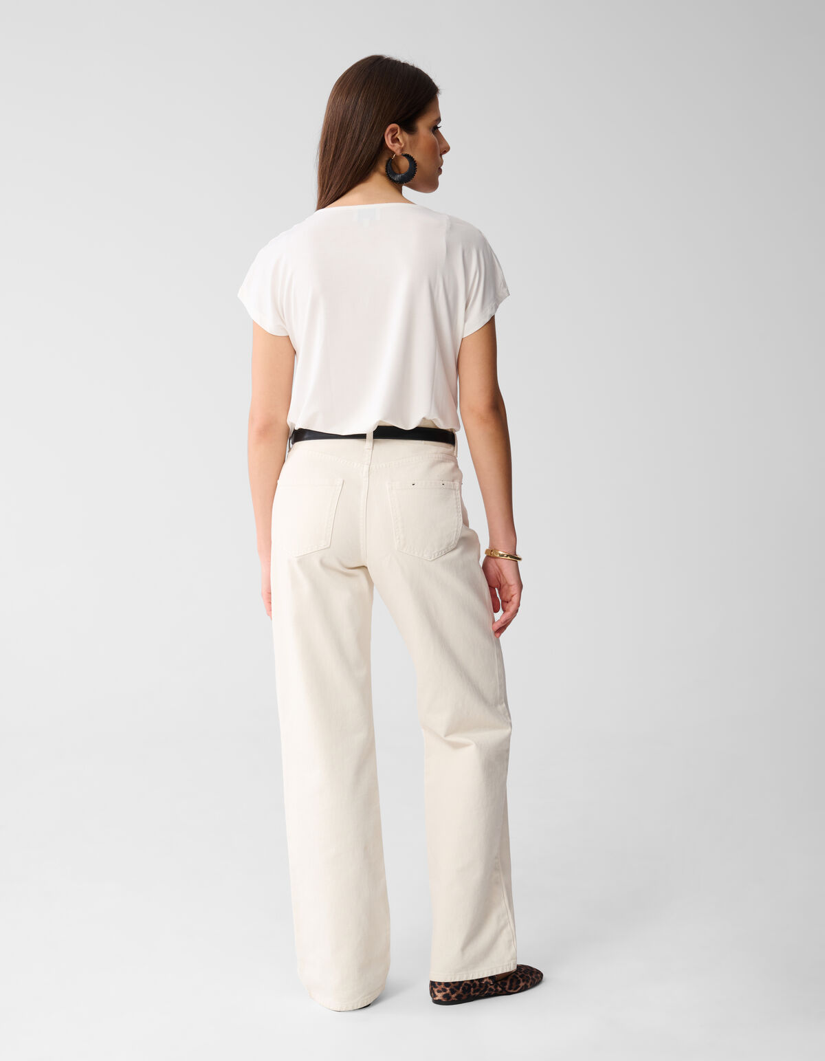 Drapiertes Top Off White SHOEBY WOMEN