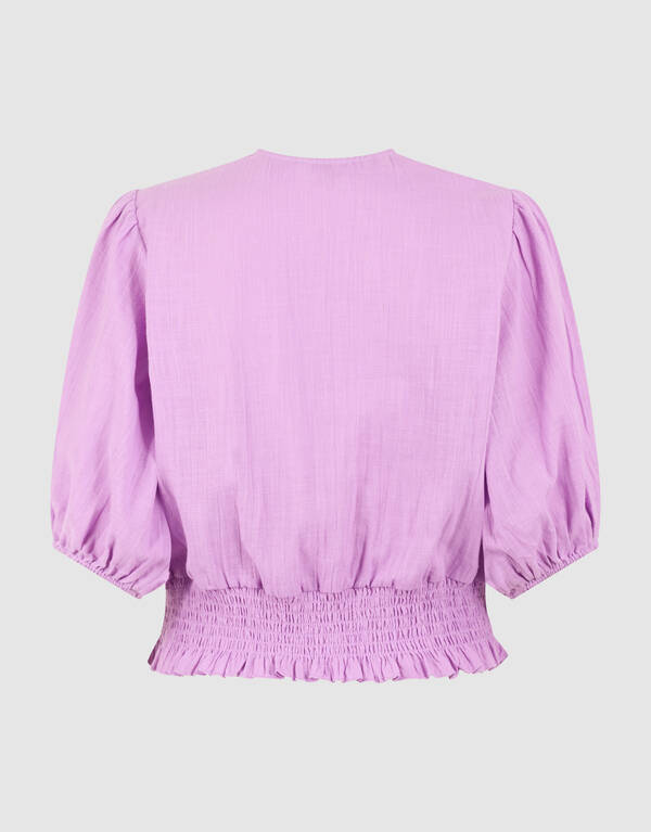Tape Cropped Top Hellviolett SHOEBY WOMEN