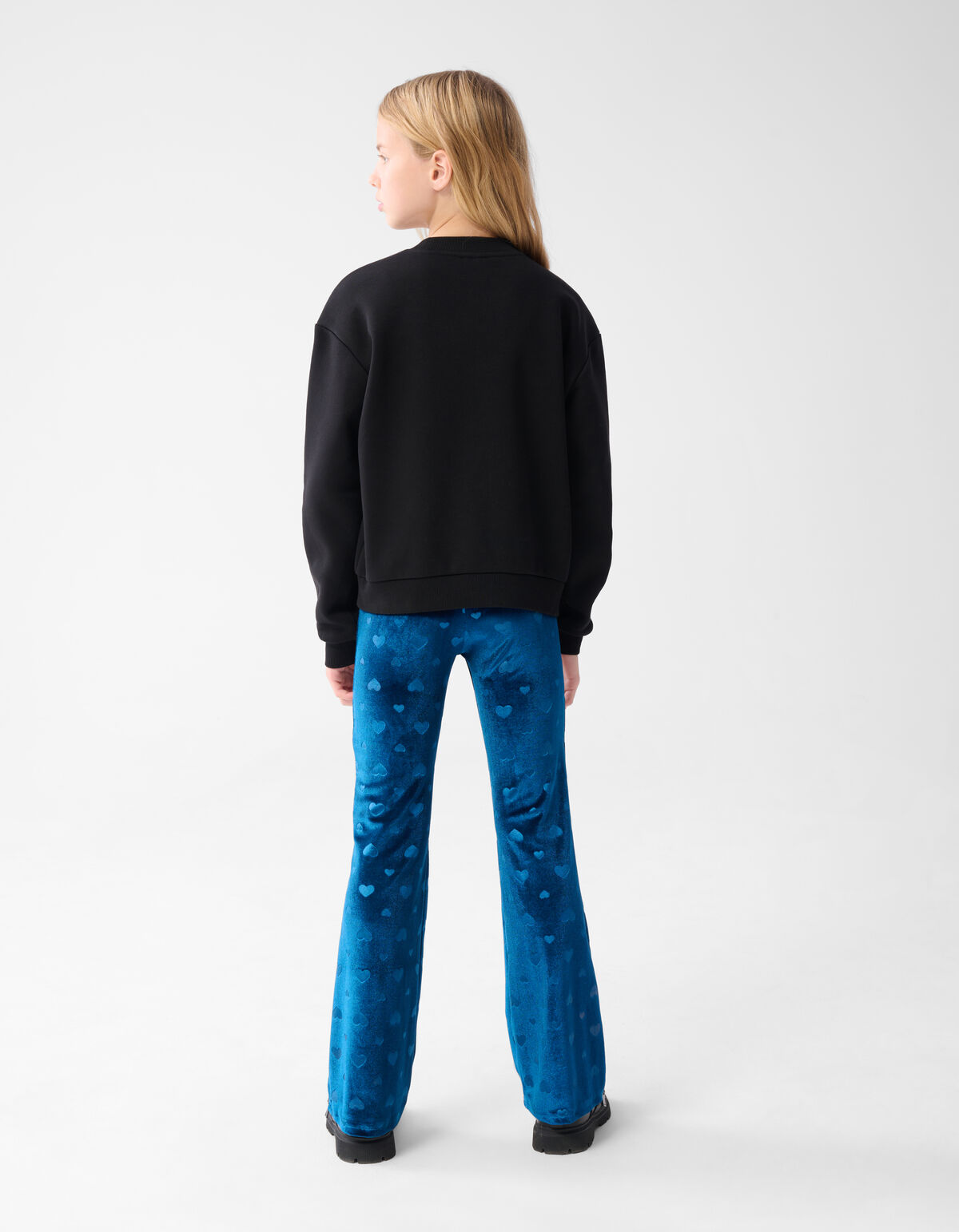Velvet Heart Flared Legging Blau SHOEBY GIRLS