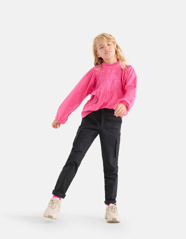 Bluse mit Tape-Detail Rosa SHOEBY GIRLS