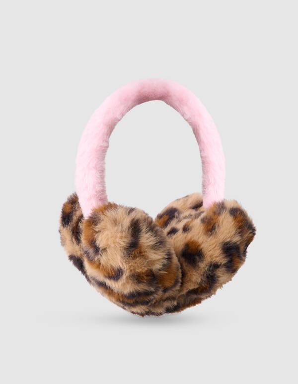 Leopardenherz-Ohrenwärmer Braun SHOEBY ACCESSOIRES