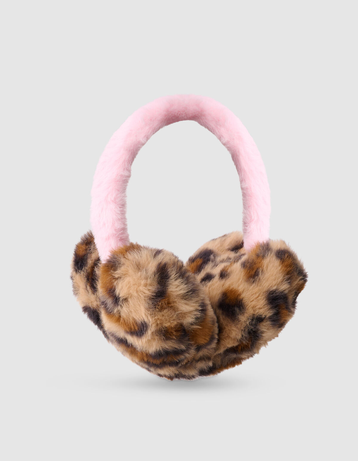 Leopardenherz-Ohrenwärmer Braun SHOEBY ACCESSOIRES