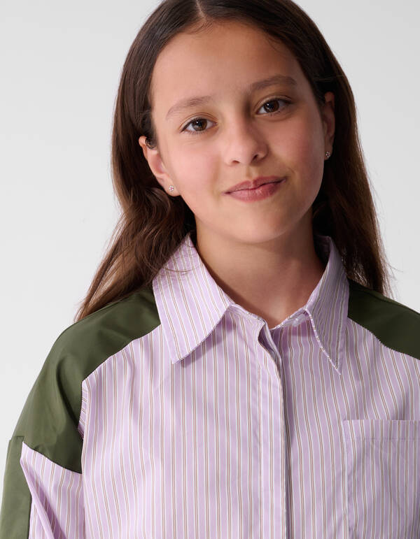 Oversized Bomber Bluse Helllila SHOEBY GIRLS