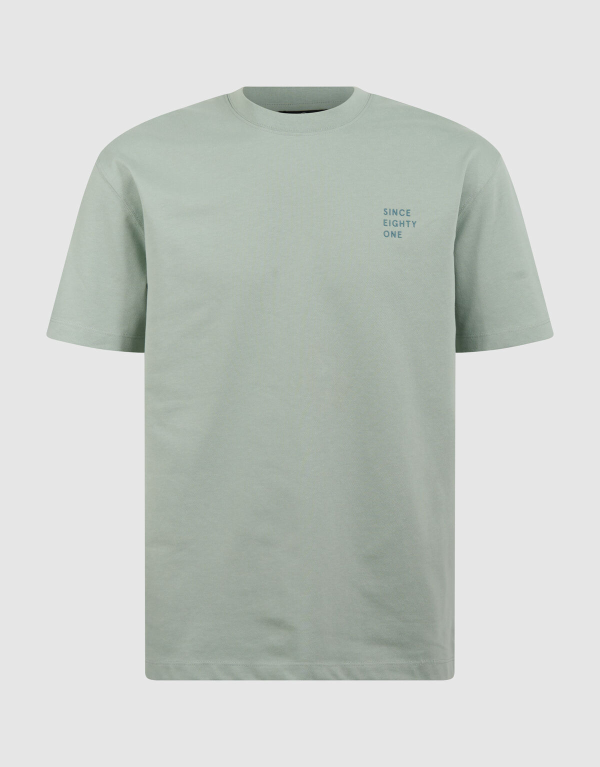 Text T-Shirt Hellgr&uuml;n SHOEBY MEN